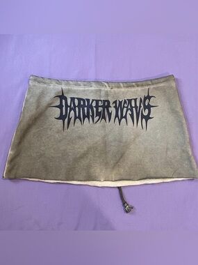 Darker Wavs x Dolls Kill - CROSSFADE WASHED TENNIS SKIRT
